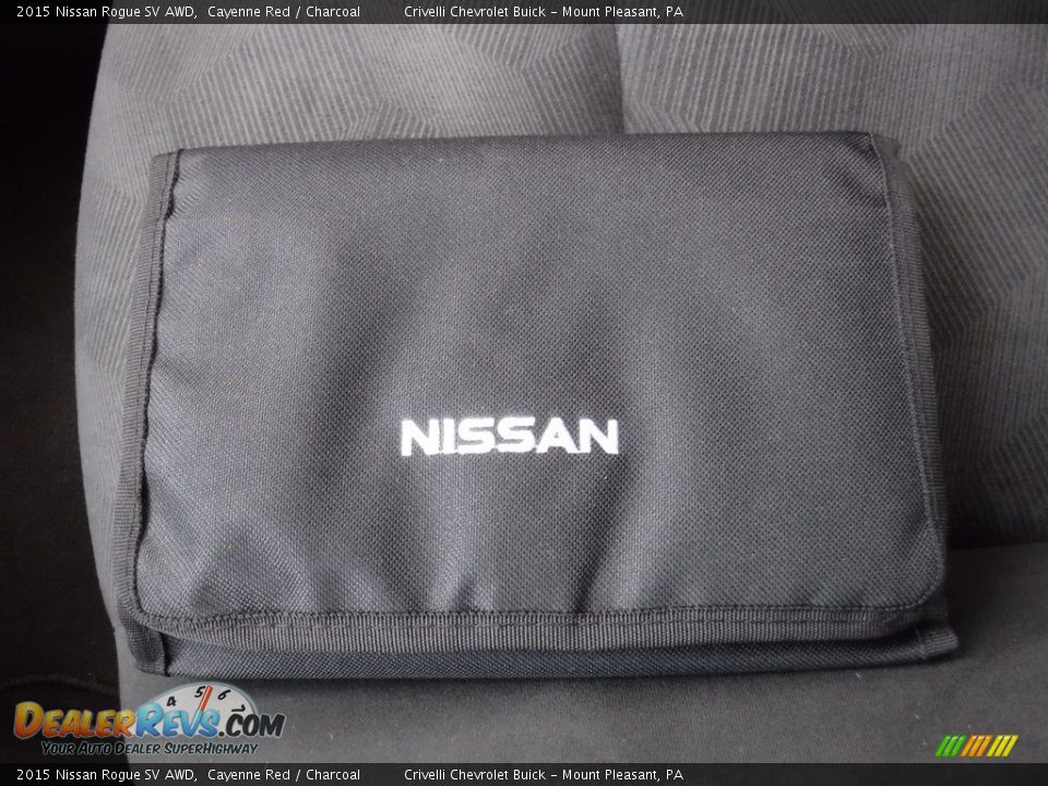 2015 Nissan Rogue SV AWD Cayenne Red / Charcoal Photo #31