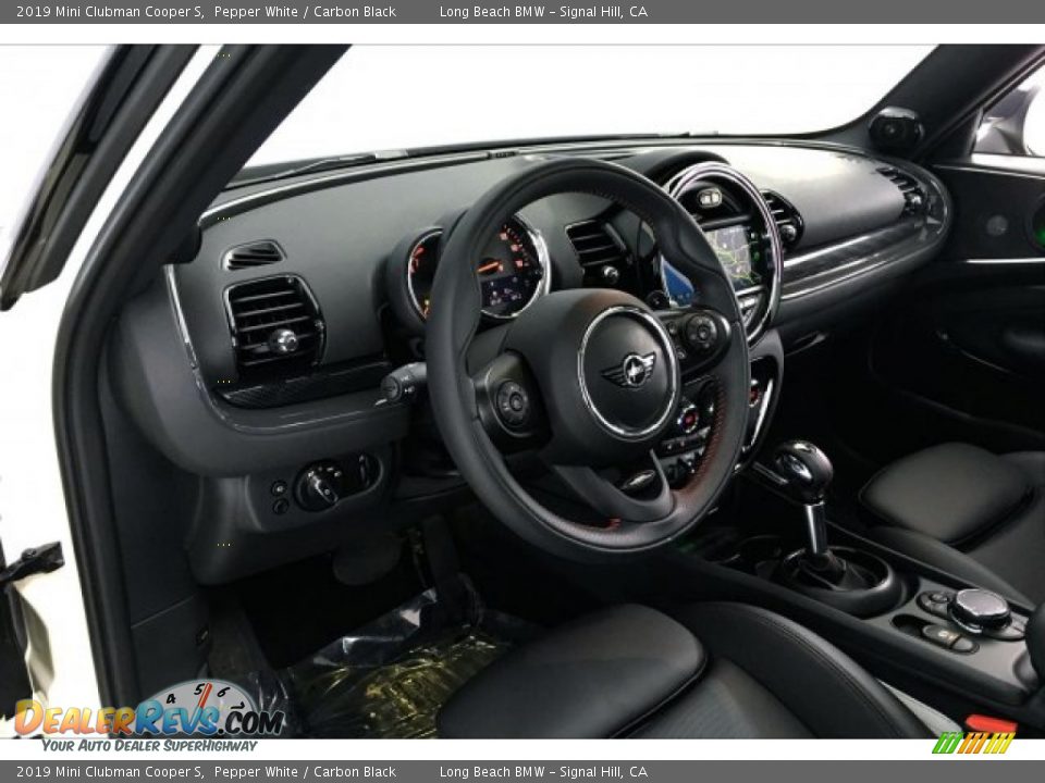 2019 Mini Clubman Cooper S Pepper White / Carbon Black Photo #17