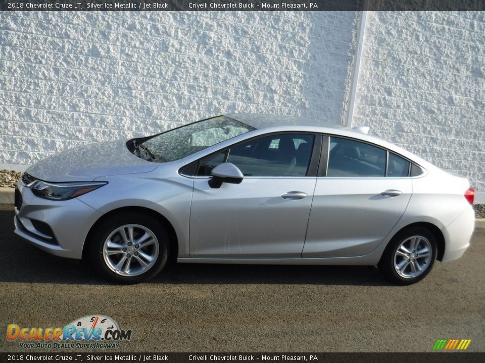 2018 Chevrolet Cruze LT Silver Ice Metallic / Jet Black Photo #2