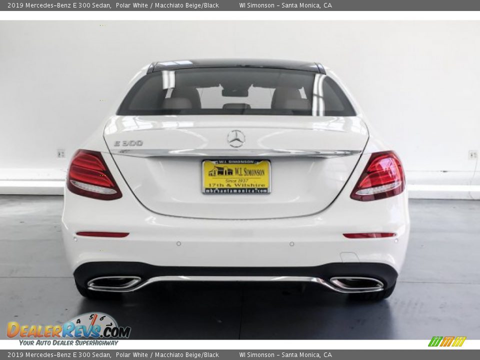 2019 Mercedes-Benz E 300 Sedan Polar White / Macchiato Beige/Black Photo #3
