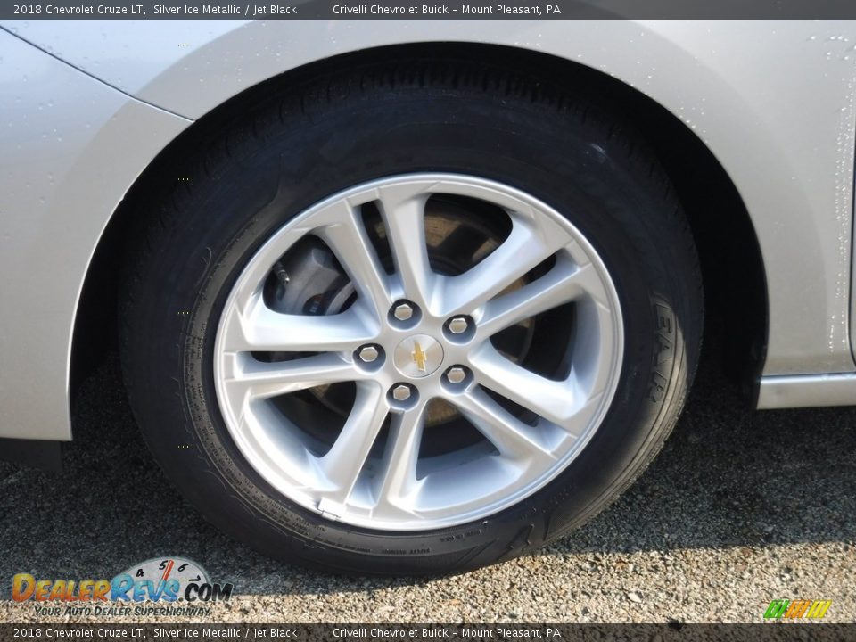 2018 Chevrolet Cruze LT Silver Ice Metallic / Jet Black Photo #3