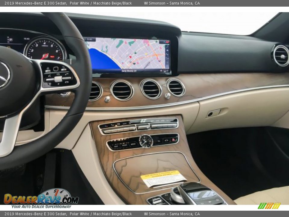 2019 Mercedes-Benz E 300 Sedan Polar White / Macchiato Beige/Black Photo #6