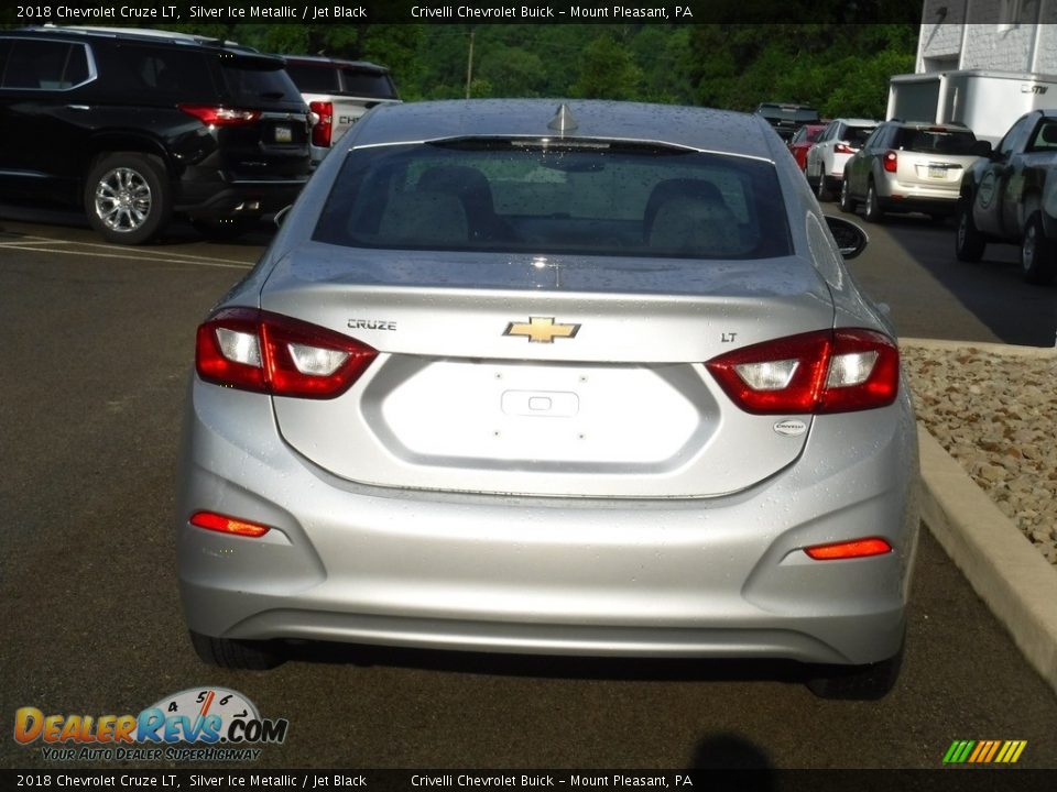 2018 Chevrolet Cruze LT Silver Ice Metallic / Jet Black Photo #7