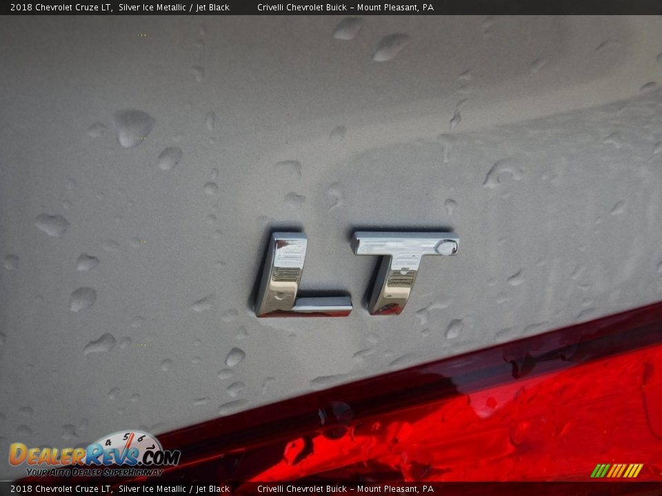2018 Chevrolet Cruze LT Silver Ice Metallic / Jet Black Photo #8
