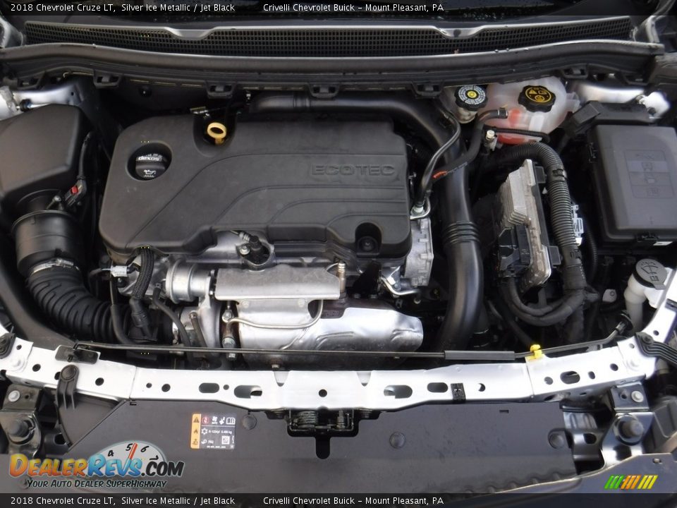 2018 Chevrolet Cruze LT Silver Ice Metallic / Jet Black Photo #10