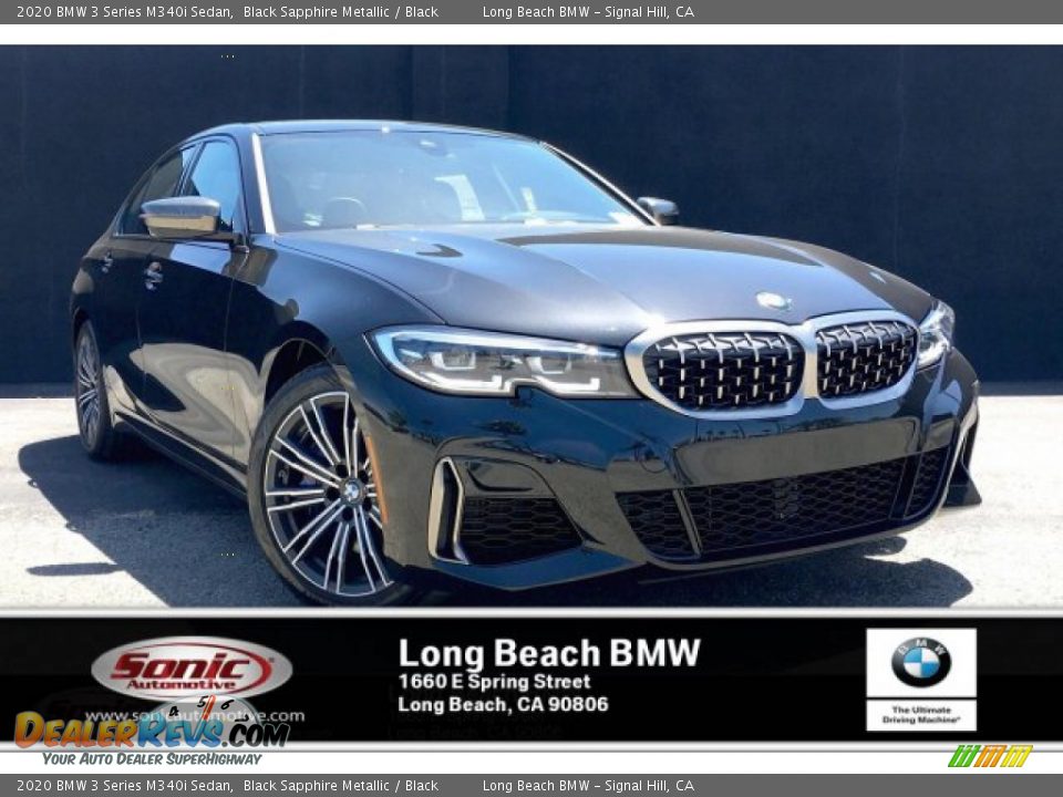 2020 BMW 3 Series M340i Sedan Black Sapphire Metallic / Black Photo #1