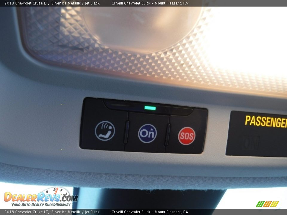 2018 Chevrolet Cruze LT Silver Ice Metallic / Jet Black Photo #19