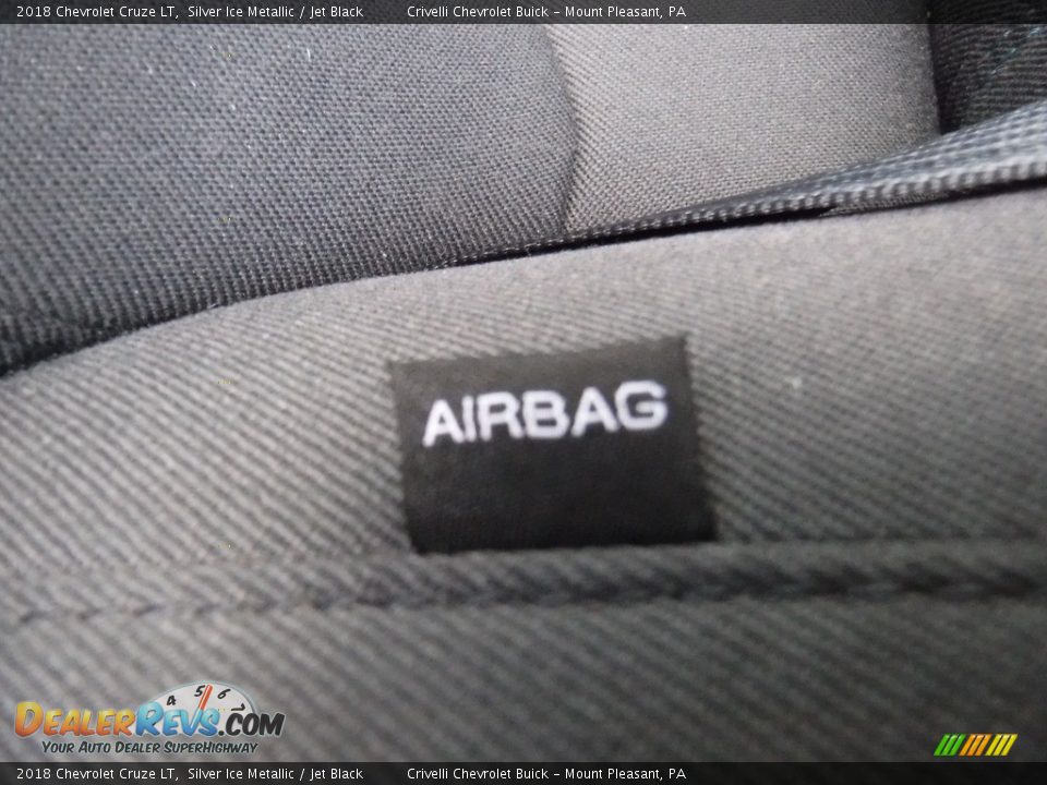 2018 Chevrolet Cruze LT Silver Ice Metallic / Jet Black Photo #23