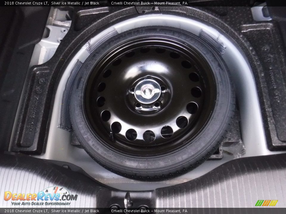 2018 Chevrolet Cruze LT Silver Ice Metallic / Jet Black Photo #25