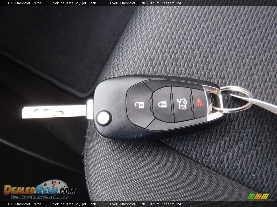 2018 Chevrolet Cruze LT Silver Ice Metallic / Jet Black Photo #27