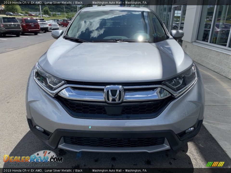 2019 Honda CR-V EX AWD Lunar Silver Metallic / Black Photo #3