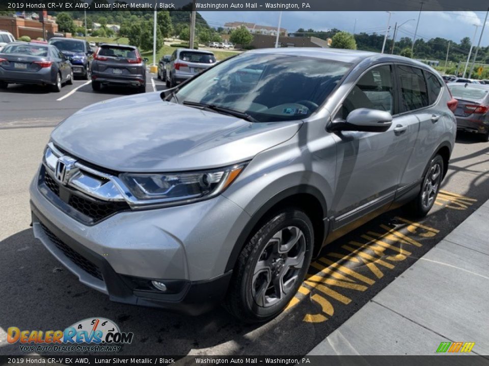 2019 Honda CR-V EX AWD Lunar Silver Metallic / Black Photo #4