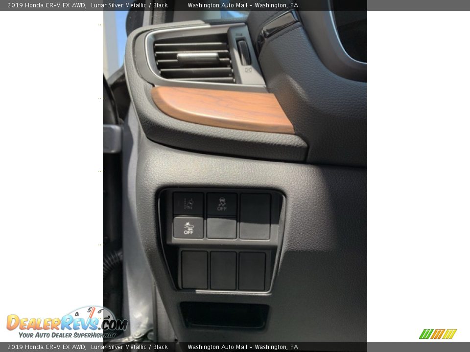 2019 Honda CR-V EX AWD Lunar Silver Metallic / Black Photo #12