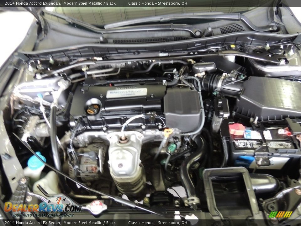 2014 Honda Accord EX Sedan Modern Steel Metallic / Black Photo #35