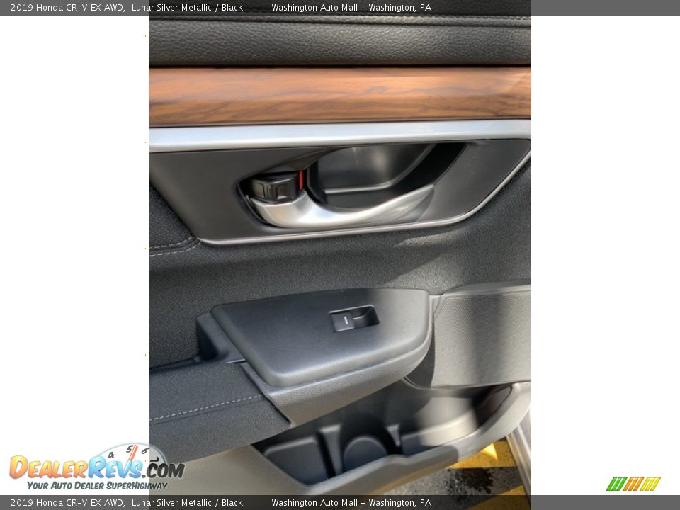 2019 Honda CR-V EX AWD Lunar Silver Metallic / Black Photo #17