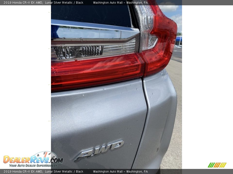 2019 Honda CR-V EX AWD Lunar Silver Metallic / Black Photo #22