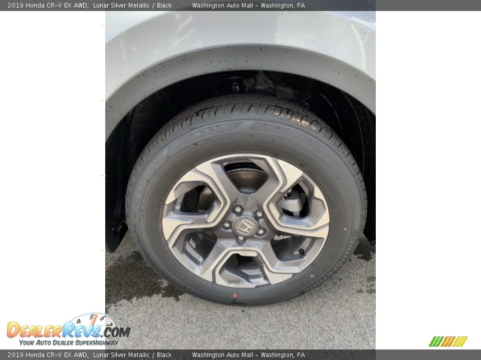 2019 Honda CR-V EX AWD Lunar Silver Metallic / Black Photo #30
