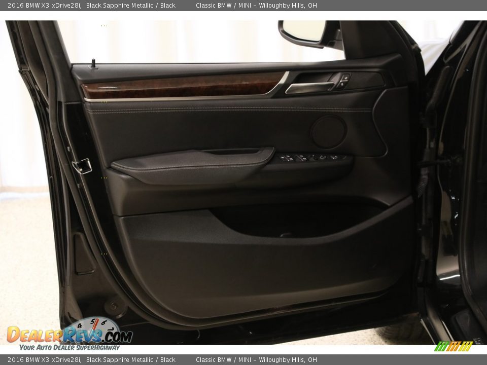 2016 BMW X3 xDrive28i Black Sapphire Metallic / Black Photo #4