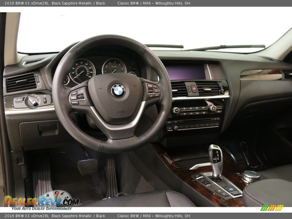 2016 BMW X3 xDrive28i Black Sapphire Metallic / Black Photo #6