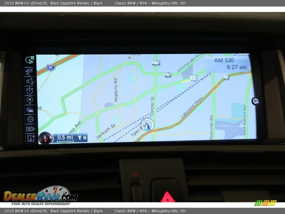 2016 BMW X3 xDrive28i Black Sapphire Metallic / Black Photo #13