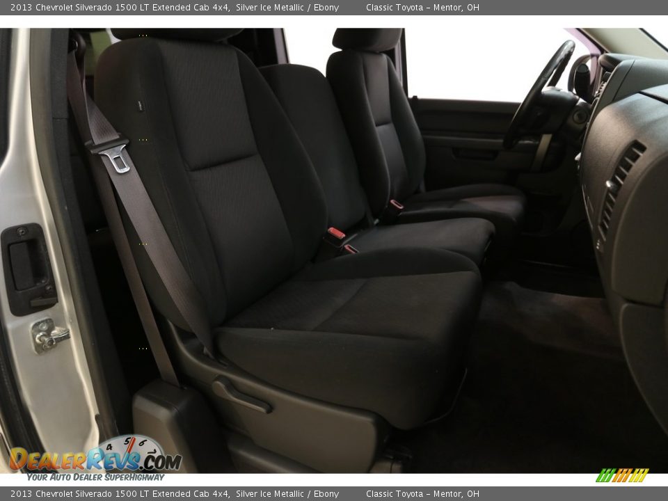 2013 Chevrolet Silverado 1500 LT Extended Cab 4x4 Silver Ice Metallic / Ebony Photo #10