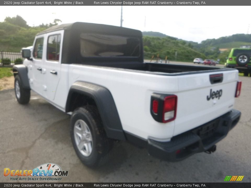 2020 Jeep Gladiator Sport 4x4 Bright White / Black Photo #3