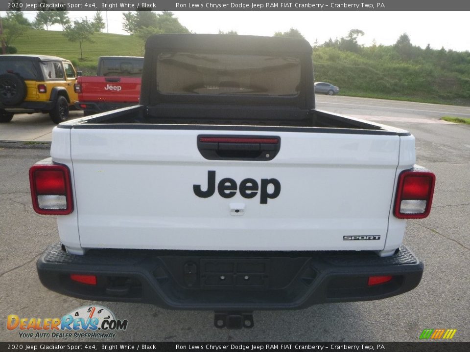 2020 Jeep Gladiator Sport 4x4 Bright White / Black Photo #4