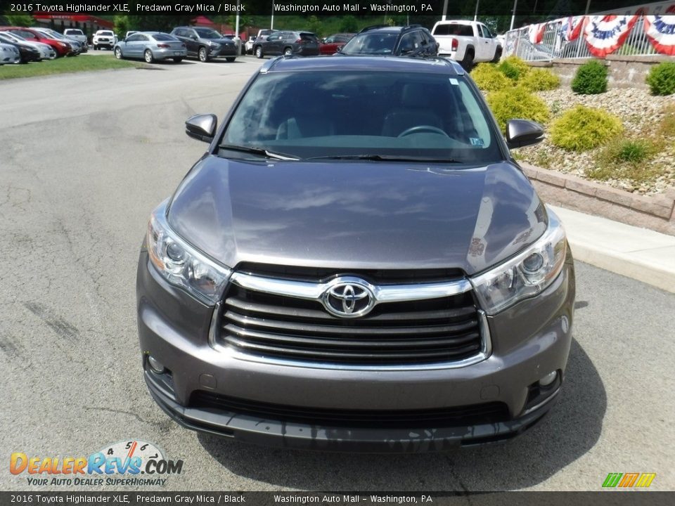 2016 Toyota Highlander XLE Predawn Gray Mica / Black Photo #5