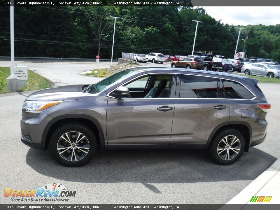 2016 Toyota Highlander XLE Predawn Gray Mica / Black Photo #7