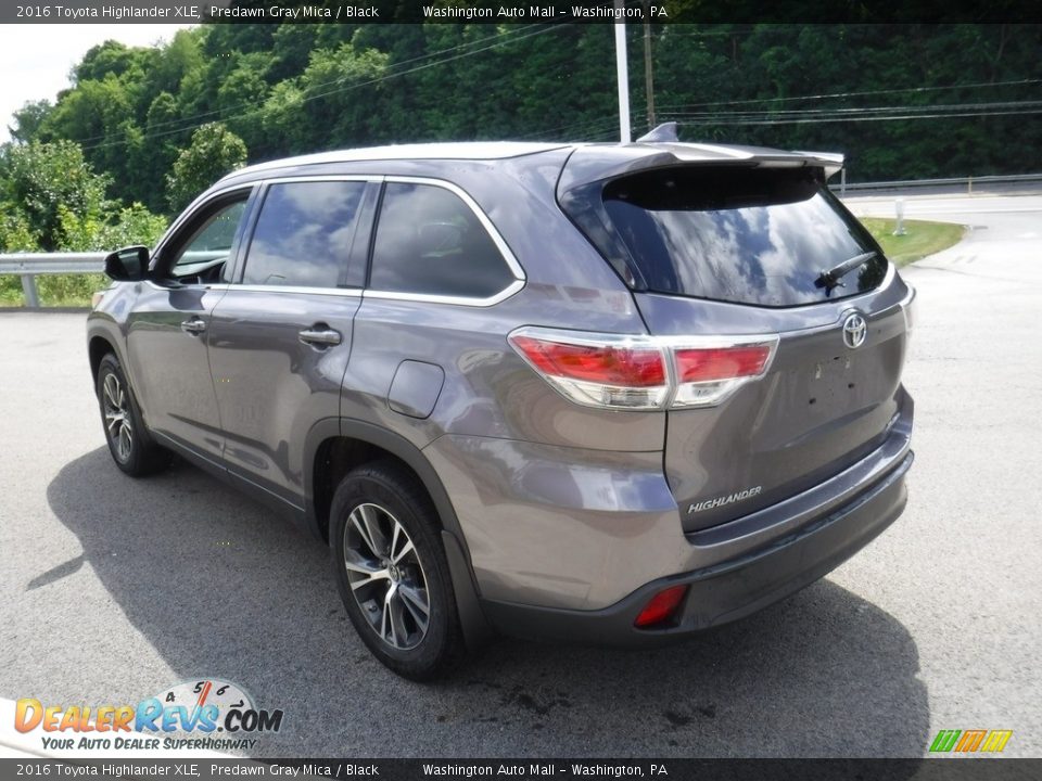 2016 Toyota Highlander XLE Predawn Gray Mica / Black Photo #8