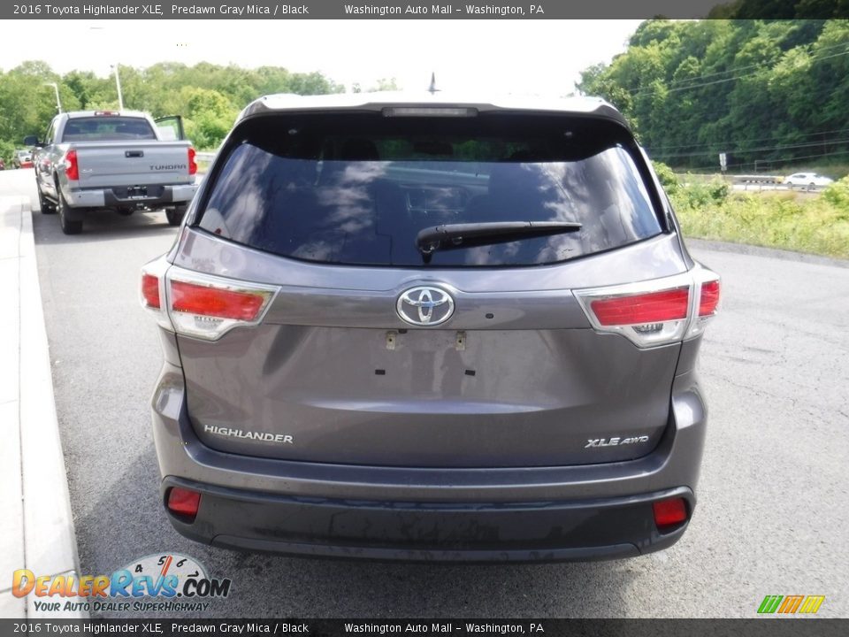 2016 Toyota Highlander XLE Predawn Gray Mica / Black Photo #9