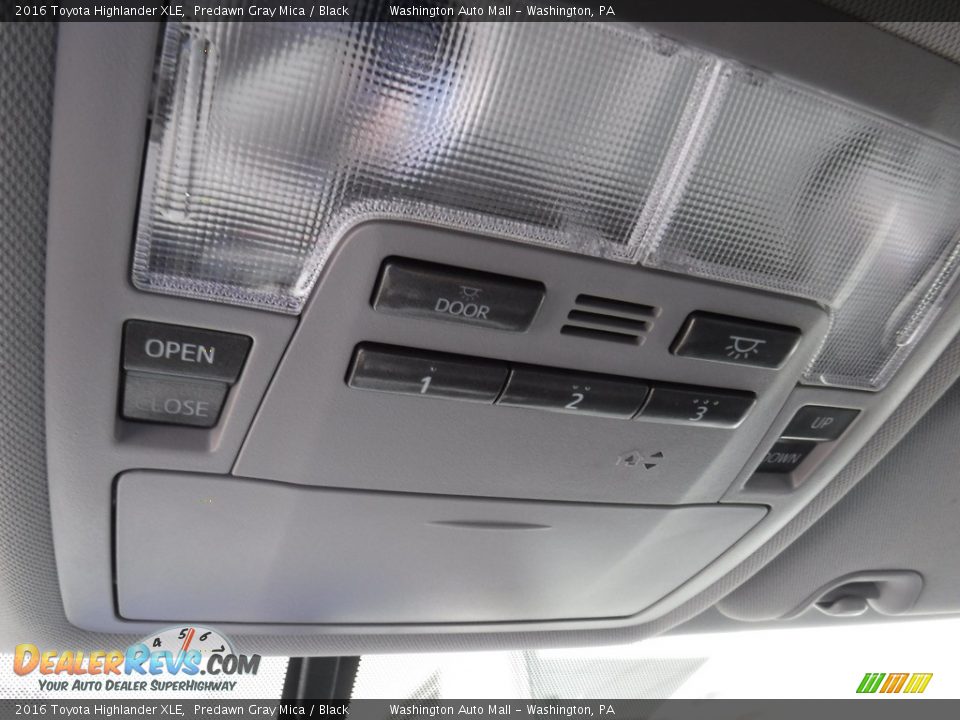 2016 Toyota Highlander XLE Predawn Gray Mica / Black Photo #20