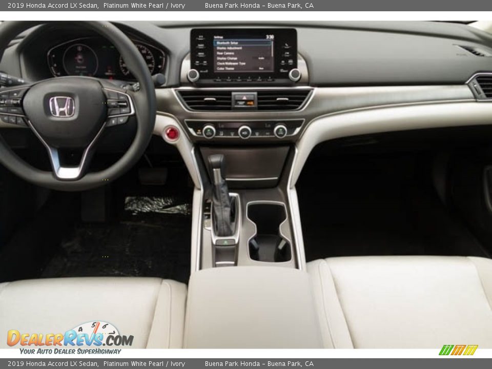 2019 Honda Accord LX Sedan Platinum White Pearl / Ivory Photo #11