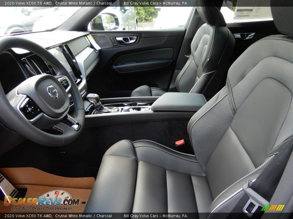 Charcoal Interior - 2020 Volvo XC60 T6 AWD Photo #7