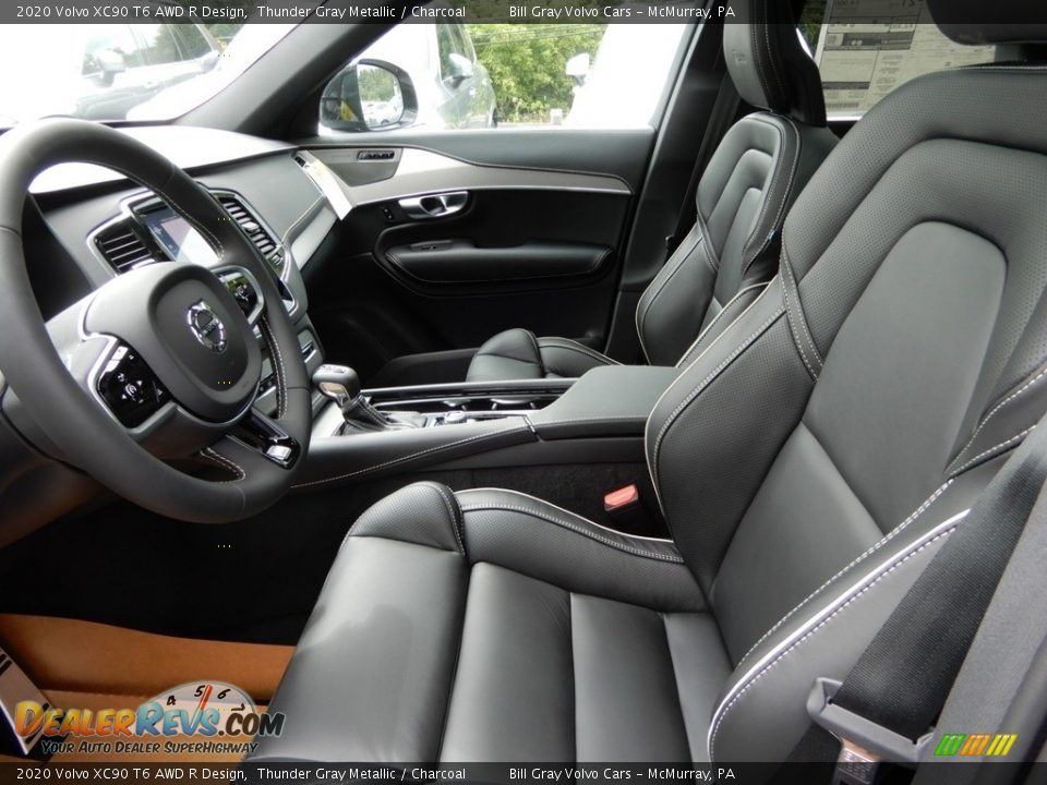 Charcoal Interior - 2020 Volvo XC90 T6 AWD R Design Photo #7