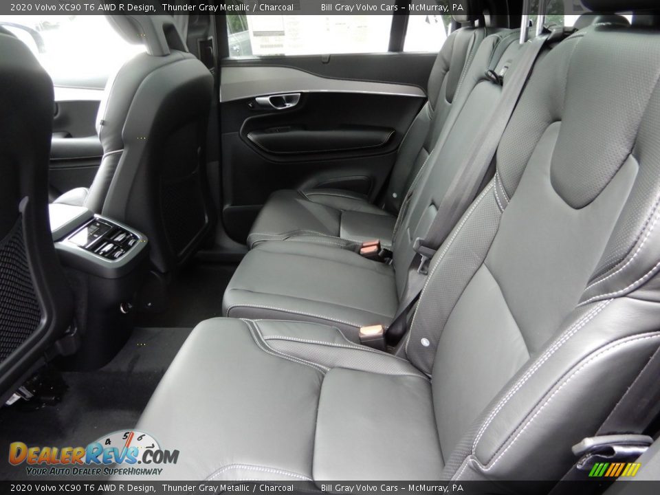 Rear Seat of 2020 Volvo XC90 T6 AWD R Design Photo #8