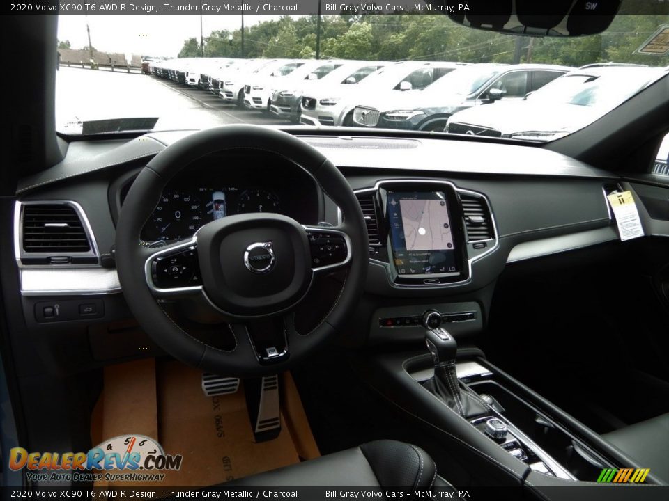 Dashboard of 2020 Volvo XC90 T6 AWD R Design Photo #9