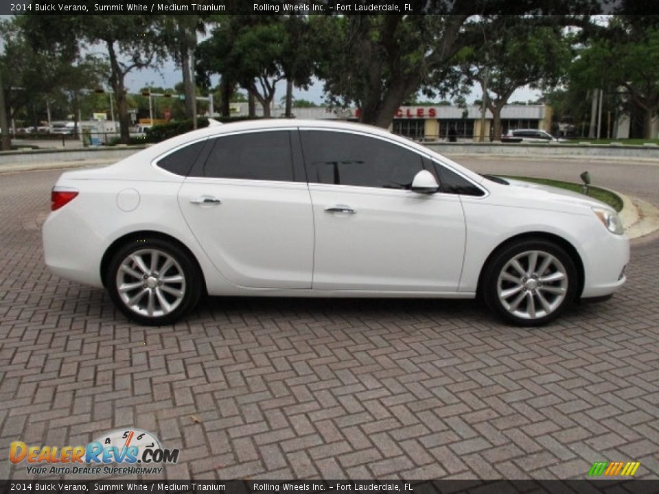 2014 Buick Verano Summit White / Medium Titanium Photo #11