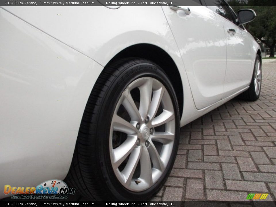 2014 Buick Verano Summit White / Medium Titanium Photo #17