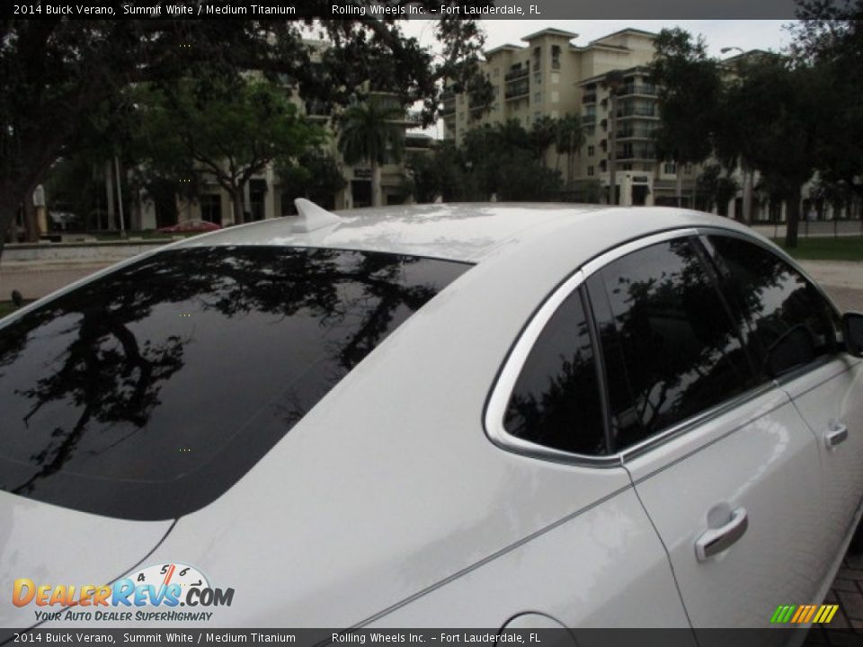 2014 Buick Verano Summit White / Medium Titanium Photo #21