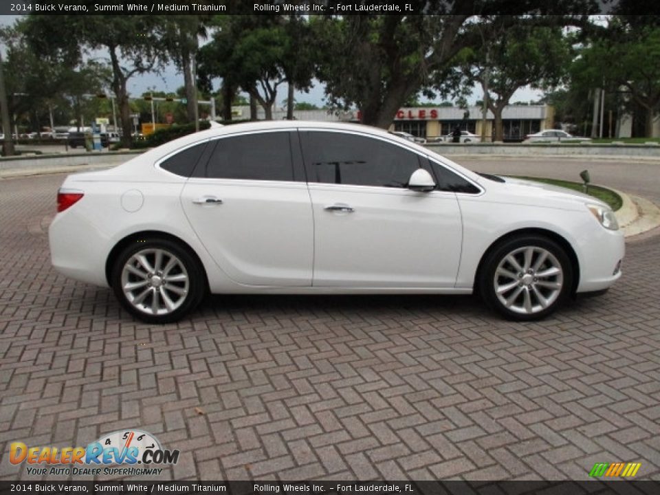 2014 Buick Verano Summit White / Medium Titanium Photo #23