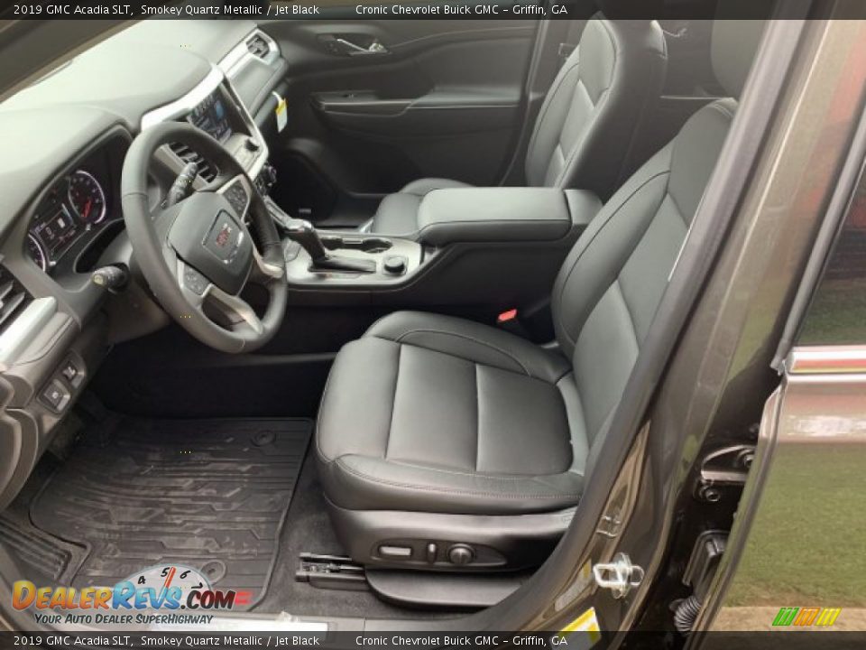 Jet Black Interior - 2019 GMC Acadia SLT Photo #5
