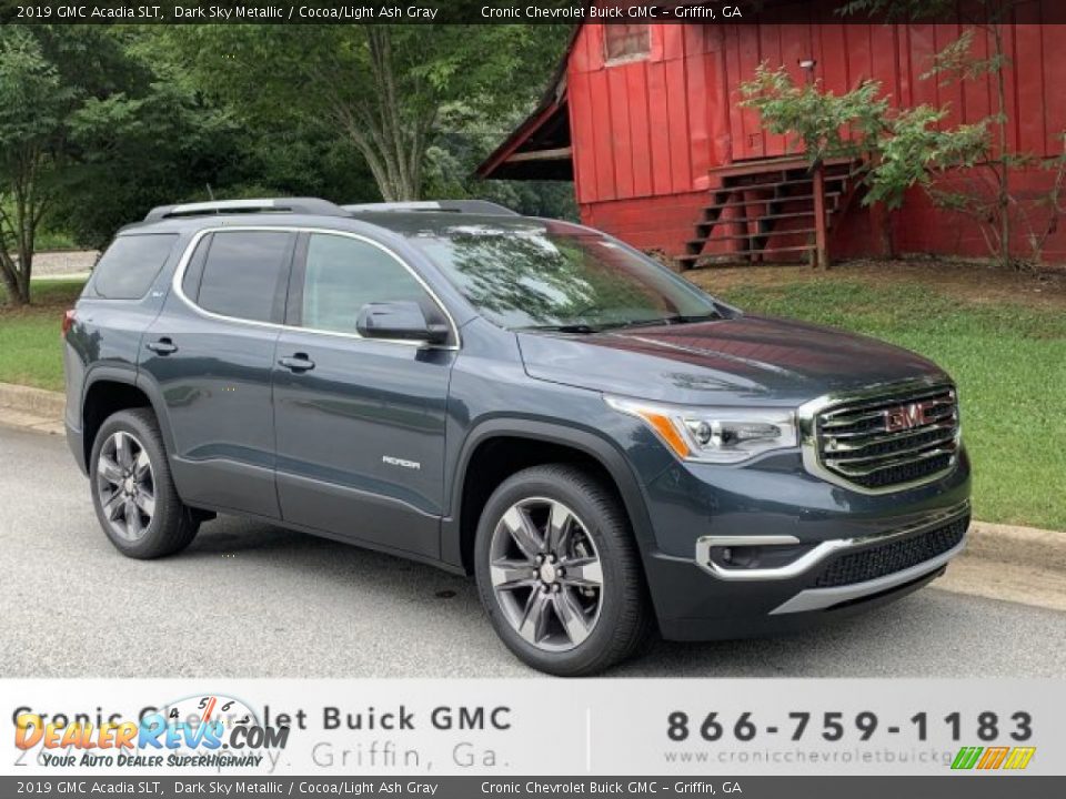 2019 GMC Acadia SLT Dark Sky Metallic / Cocoa/Light Ash Gray Photo #1