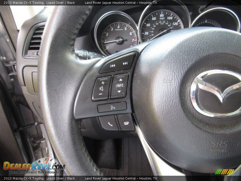 2013 Mazda CX-5 Touring Liquid Silver / Black Photo #28