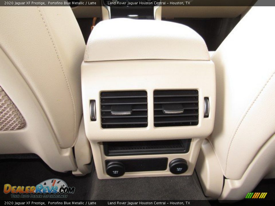 2020 Jaguar XF Prestige Portofino Blue Metallic / Latte Photo #15