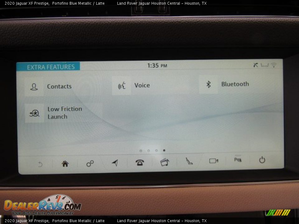 2020 Jaguar XF Prestige Portofino Blue Metallic / Latte Photo #32