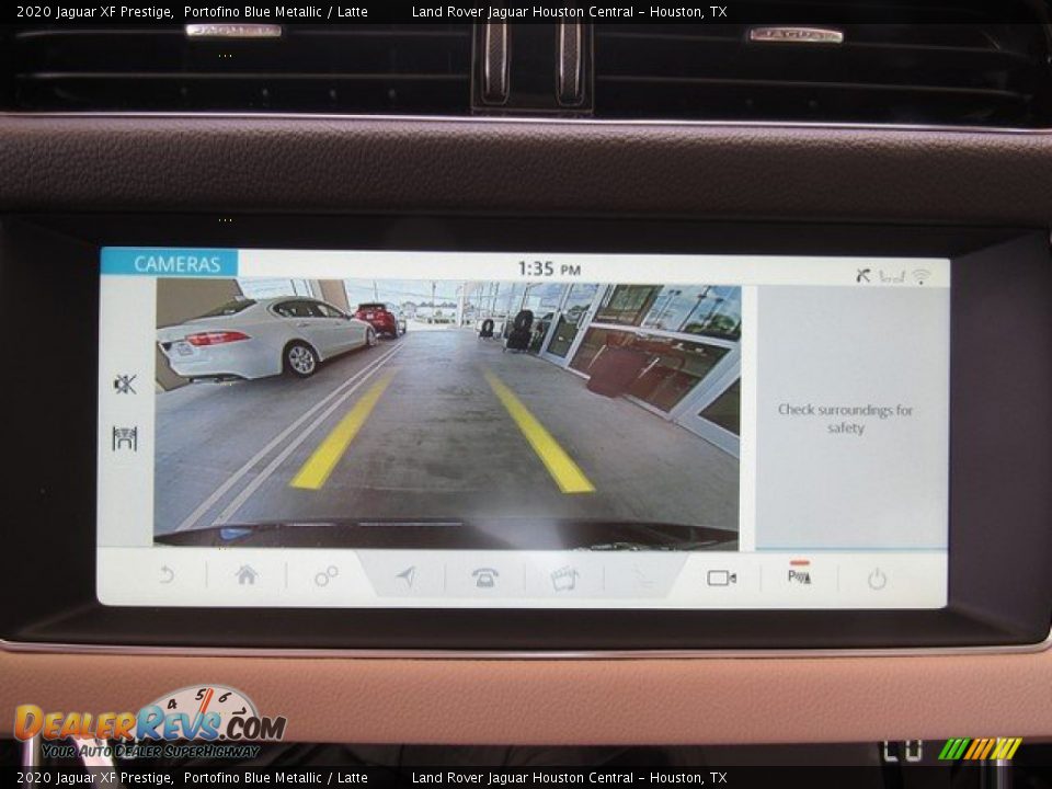 2020 Jaguar XF Prestige Portofino Blue Metallic / Latte Photo #34