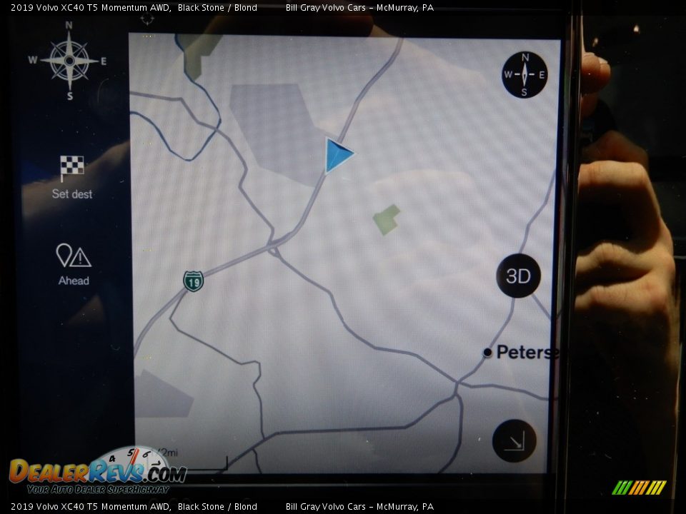 2019 Volvo XC40 T5 Momentum AWD Black Stone / Blond Photo #13
