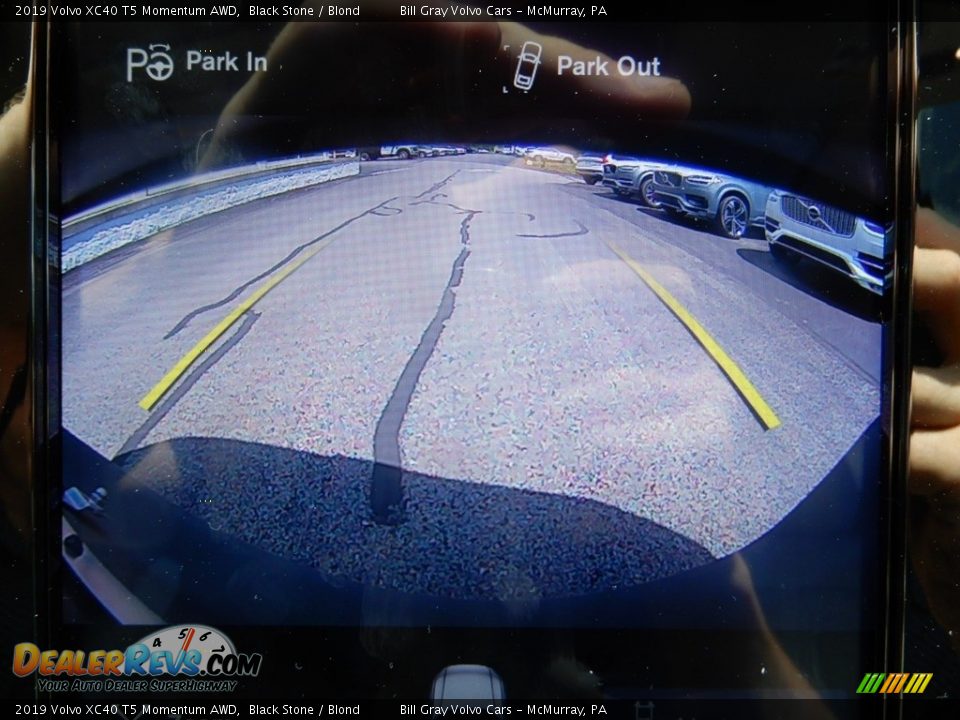 2019 Volvo XC40 T5 Momentum AWD Black Stone / Blond Photo #14
