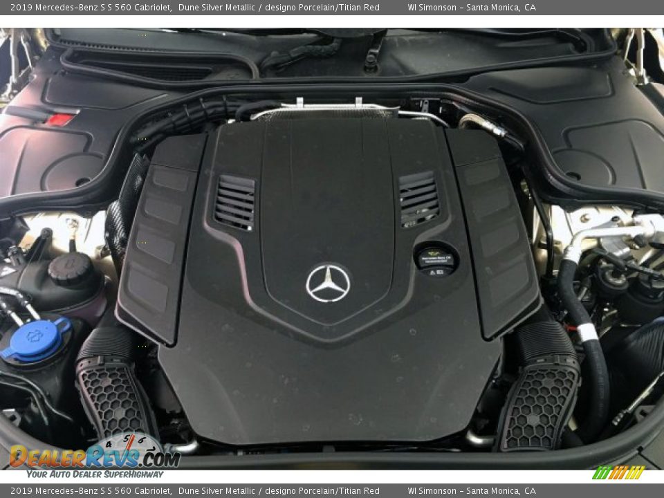 2019 Mercedes-Benz S S 560 Cabriolet 4.0 Liter biturbo DOHC 32-Valve VVT V8 Engine Photo #8